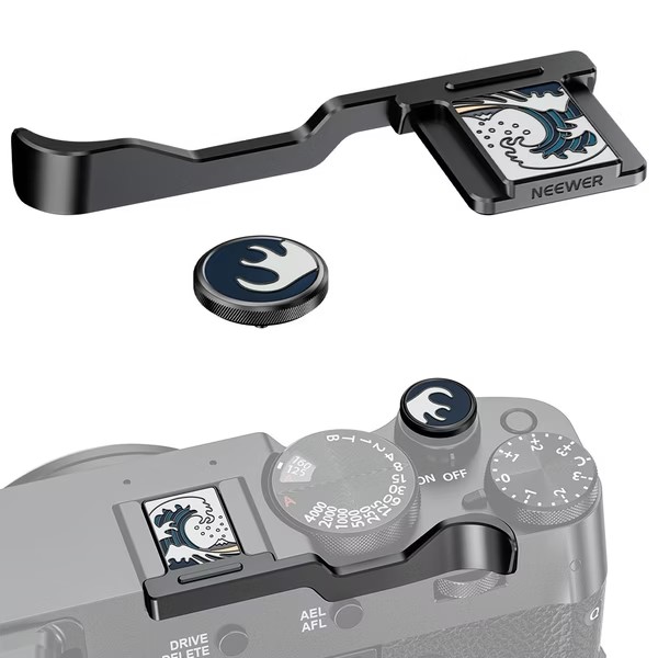 紐爾 CA109 富士 FUJIFILM X100V X100VI 專用 熱靴拇指扳扣+快門鈕 - 兩色可選.jpg